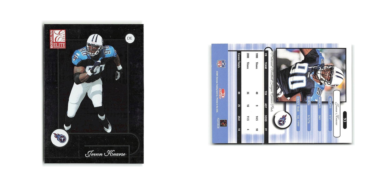 Jevon Kearse 2001 Donruss Elite #93 Tennessee Titans Football Card NM