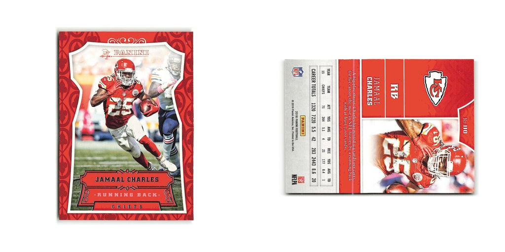 Jamaal Charles 2016 Panini #110 Kansas City Chiefs Football Card NM