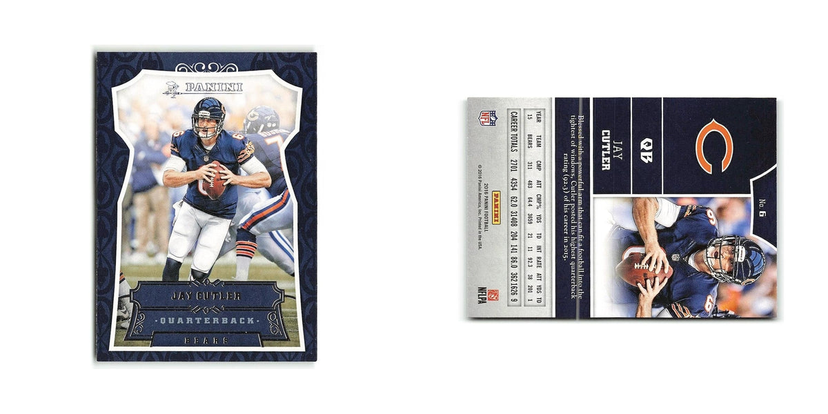 Jay Cutler 2016 Panini #6 Chicago Bears Football Card NM