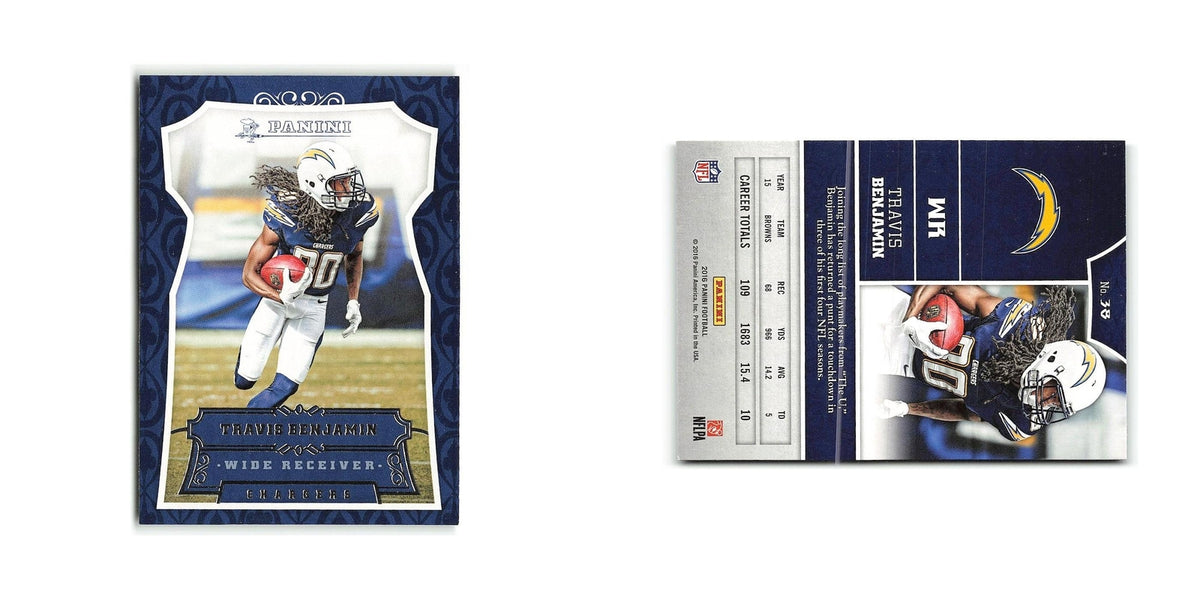 Travis Benjamin 2016 Panini #38 San Diego Chargers Football Card NM