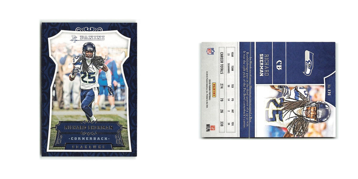 Richard Sherman 2016 Panini #131 Seattle Seahawks Football Card NM