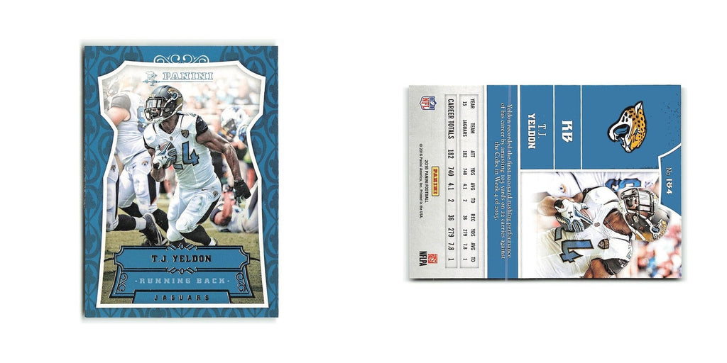 T.J. Yeldon 2016 Panini #184 Jacksonville Jaguars Football Card NM