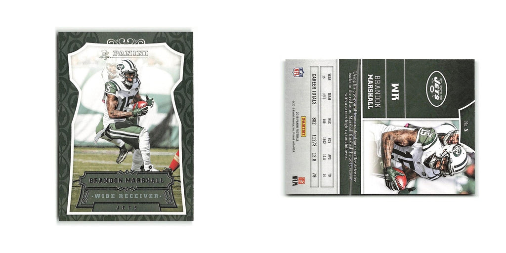 Brandon Marshall 2016 Panini #5 New York Jets Football Card NM