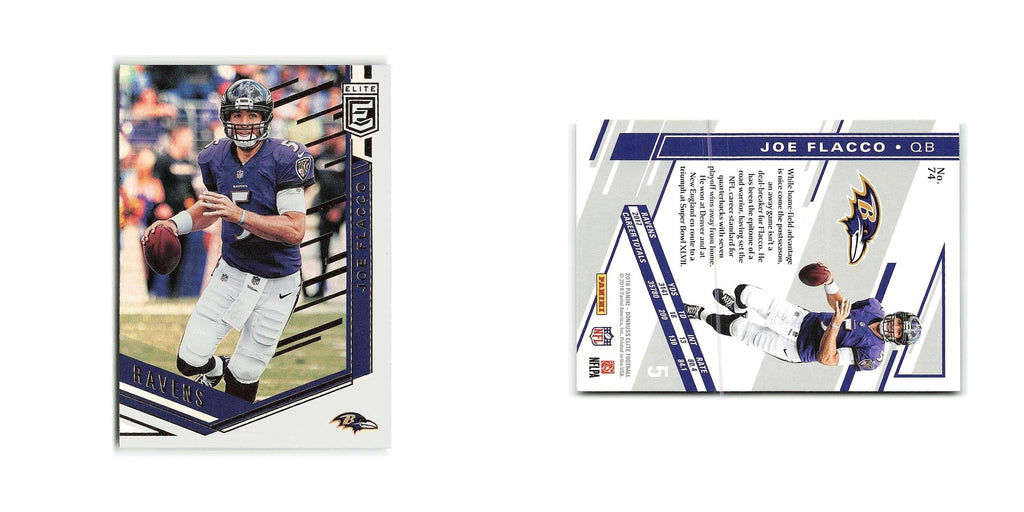 Joe Flacco 2018 Donruss Elite #74 Baltimore Ravens Football Card NM
