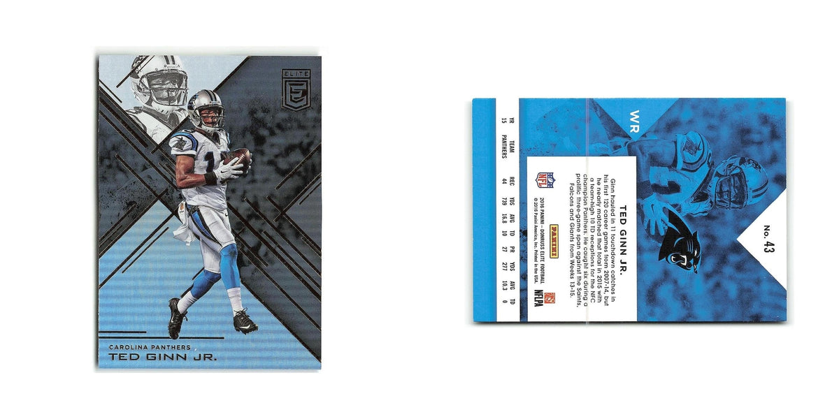 Ted Ginn Jr. 2016 Donruss Elite #43 Carolina Panthers Football Card NM