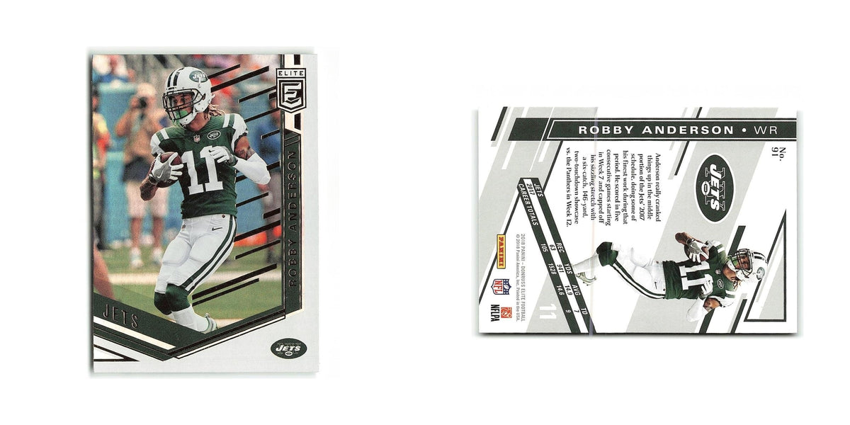 Robby Anderson 2018 Donruss Elite #11 New York Jets Football Card NM
