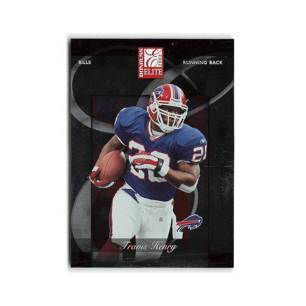 Travis Henry 2002 Donruss Elite #4 Buffalo Bills Football Card NM