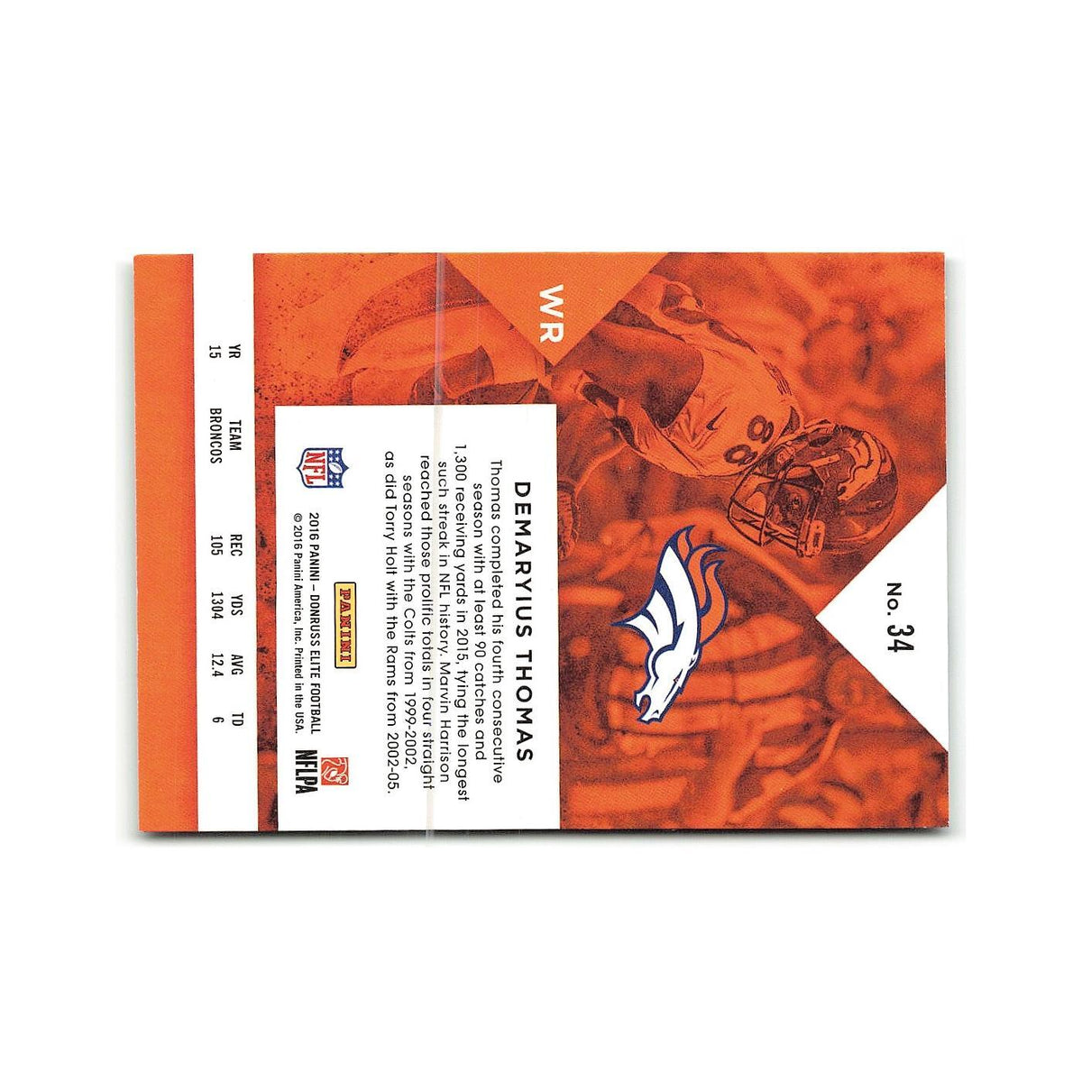 Aqib Talib C.J. Anderson DeMarcus Ware Demaryius Thomas Emmanuel Sanders Peyton
