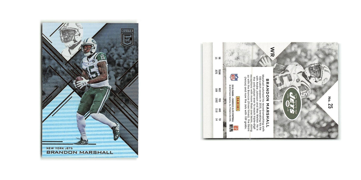 Brandon Marshall 2016 Donruss Elite #14 New York Jets Football Card NM