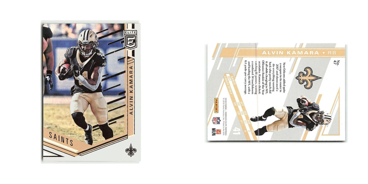 Alvin Kamara 2018 Donruss Elite #47 New Orleans Saints Football Card NM