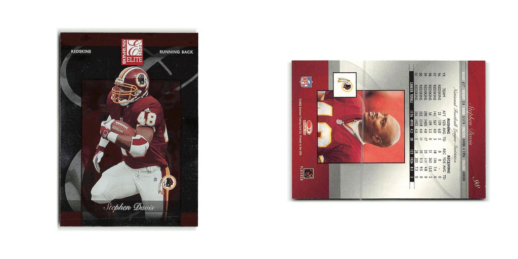 Stephen Davis 2002 Donruss Elite #98 Washington Redskins Football Card NM