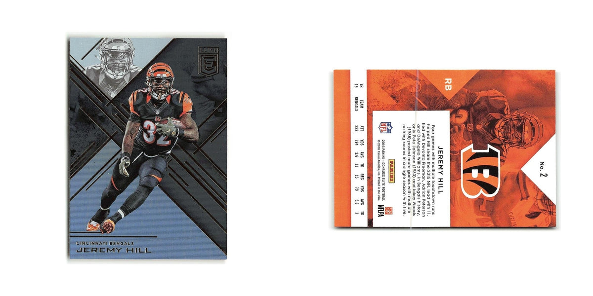 Jeremy Hill 2016 Donruss Elite #2 Cincinnati Bengals Football Card NM