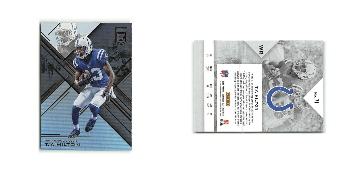 T.Y. Hilton 2016 Donruss Elite #71 Indianapolis Colts Football Card NM