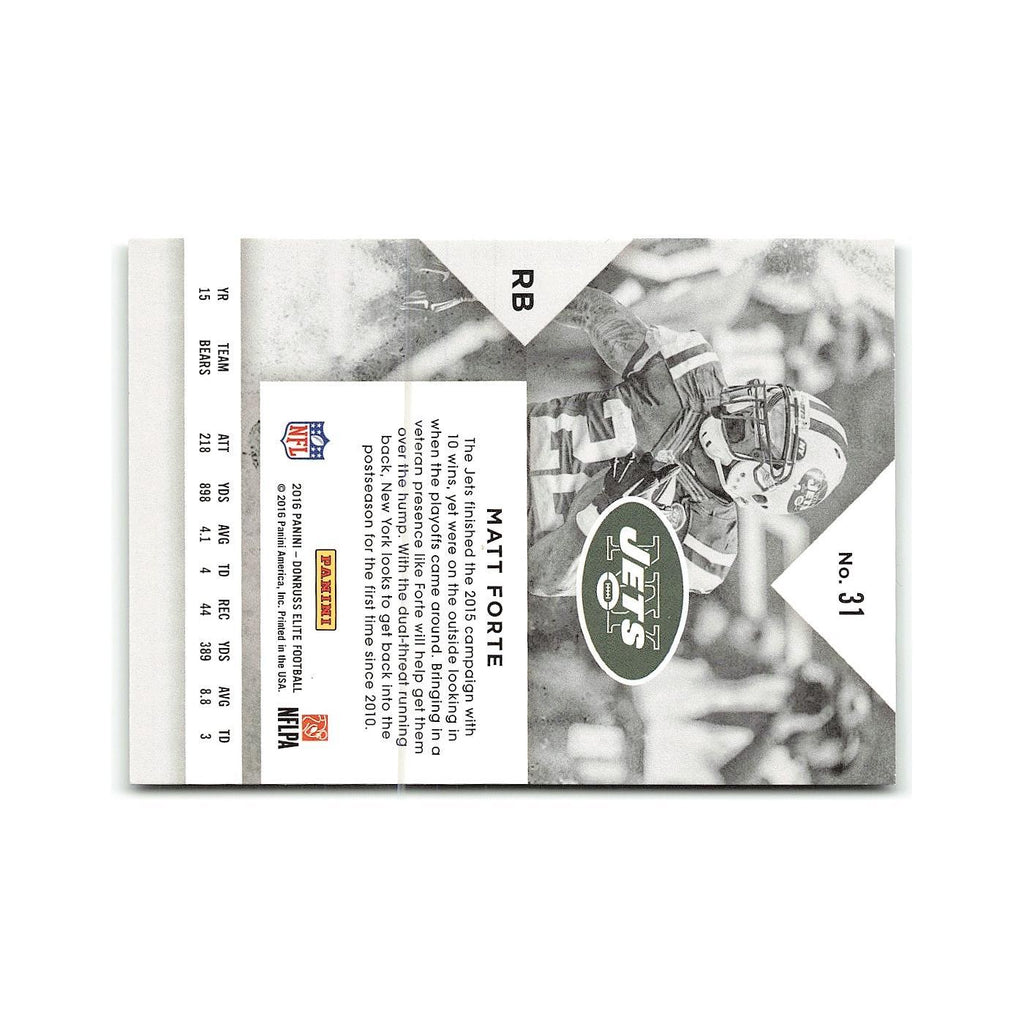 Matt Forte 2015 Donruss Elite #31 New york Jets Football Card NM