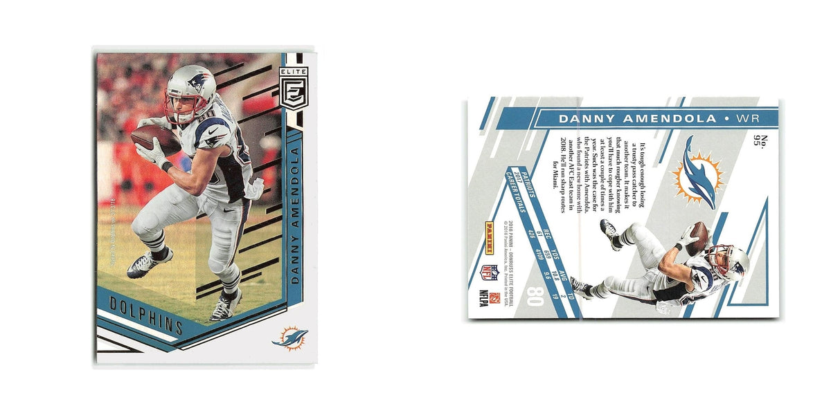Danny Amendola 2018 Donruss Elite #95 Miami Dolphins Football Card NM
