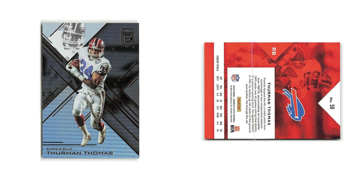 Thurman Thomas 2017 Donruss Elite #50 Buffalo Bills Football Card NM