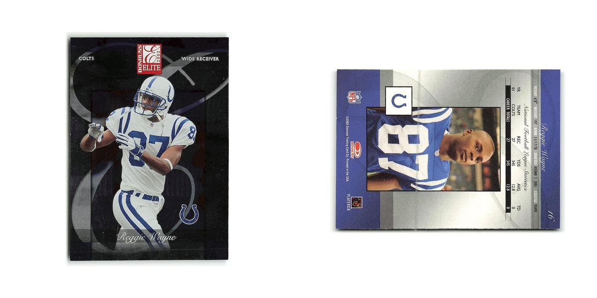 Reggie Wayne 2002 Donruss Elite #16 Indianapolis Colts Football Card NM