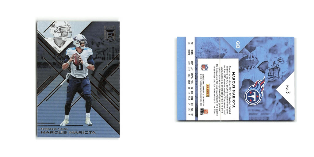 Marcus Mariota 2016 Donruss Elite #3 Tennessee Titans Football Card NM
