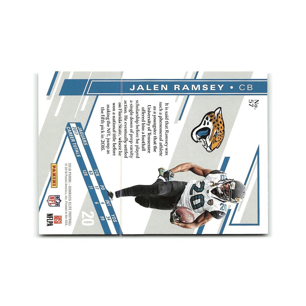 Jalen Ramsey 2018 Donruss Elite #57 Jacksonville Jaguars Football Card NM