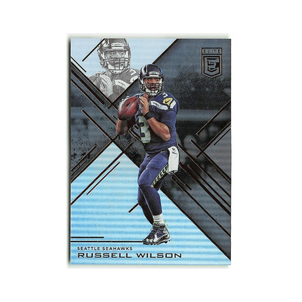 Russell Wilson 2016 Donruss Elite #26 Seattle Seahawks Football Card NM