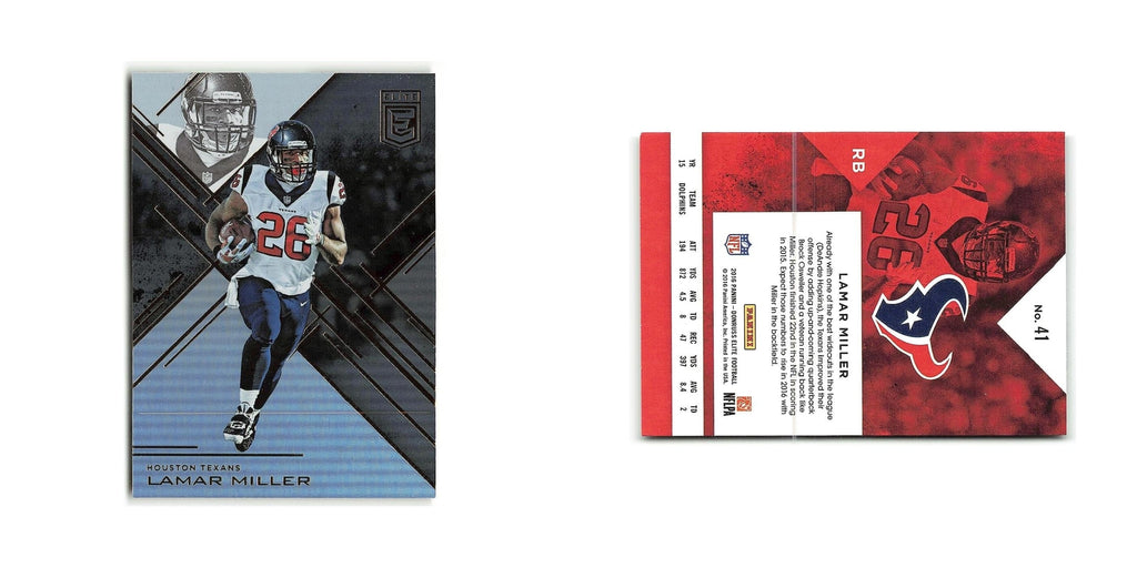 Lamar Miller 2016 Donruss Elite #41 Houston Texans Football Card NM