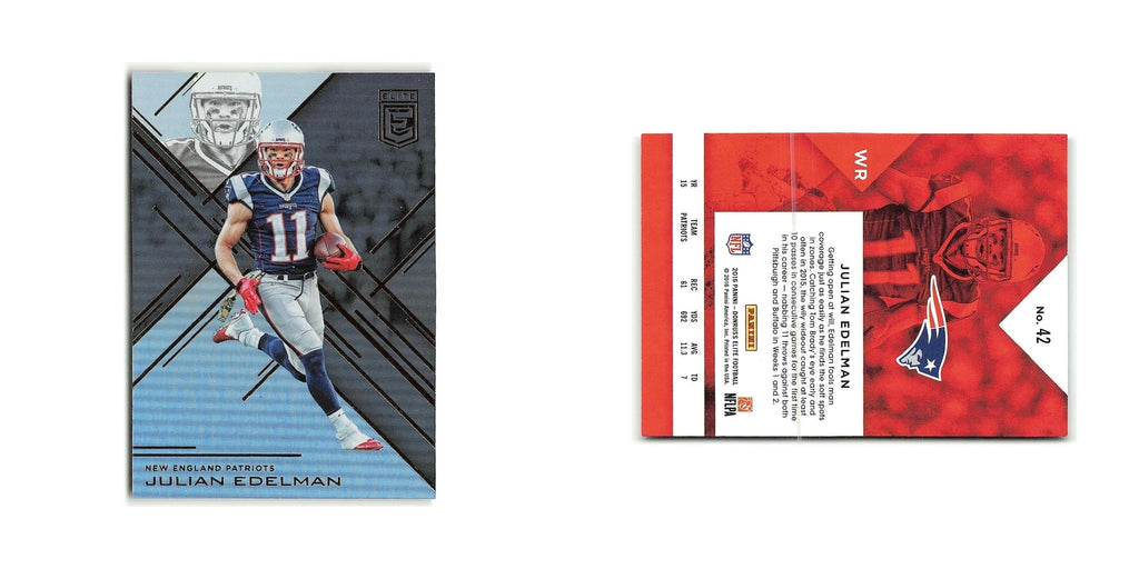 Julian Edelman 2016 Donruss Elite #42 New England Patriots Football Card NM