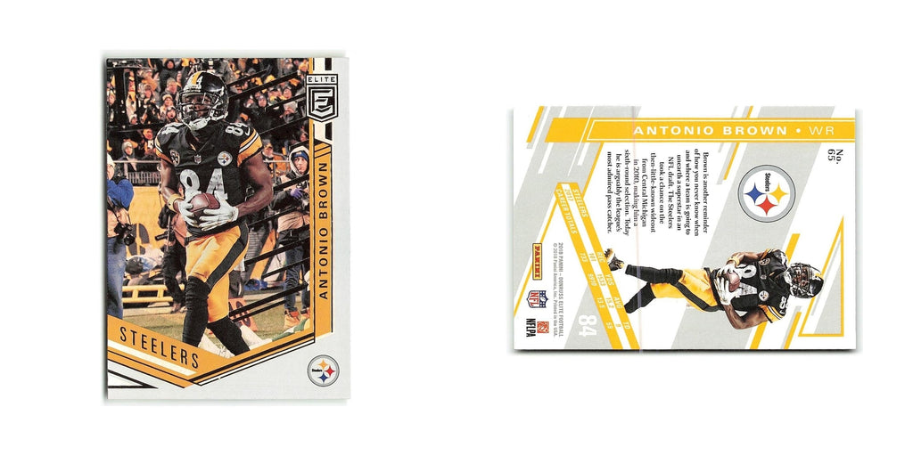 Antonio Brown 2018 Donruss Elite #65 Pittsburgh Steelers Football Card NM