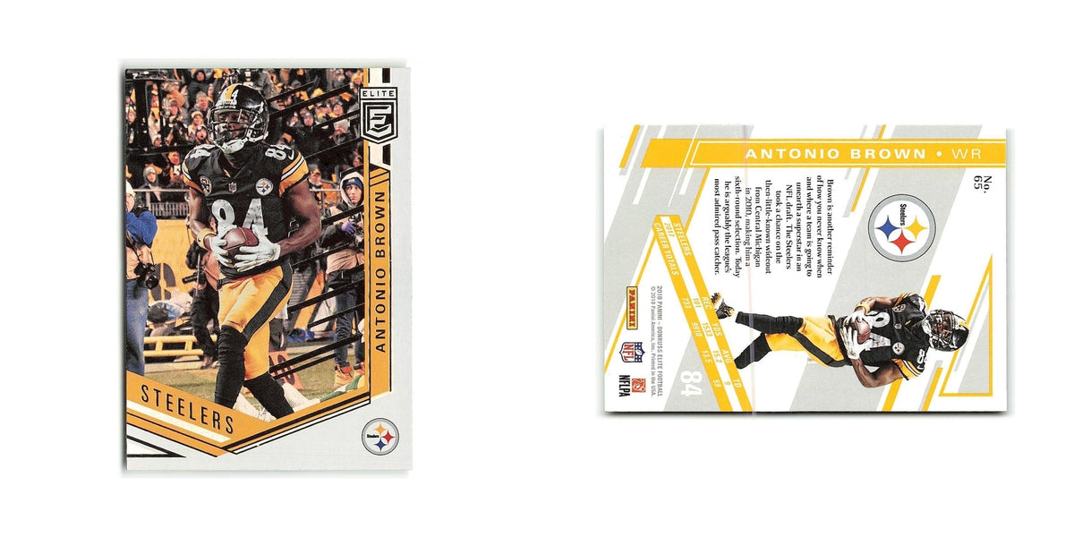Antonio Brown 2018 Donruss Elite #65 Pittsburgh Steelers Football Card NM