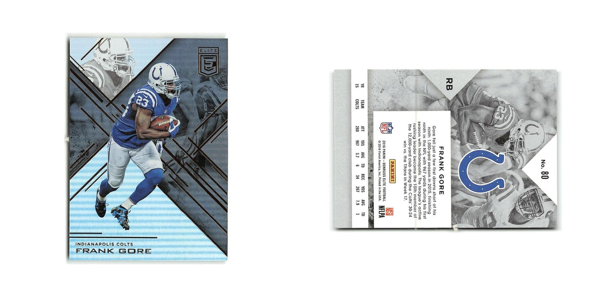 Frank Gore 2016 Donruss Elite #80 Indianapolis Colts Football Card NM