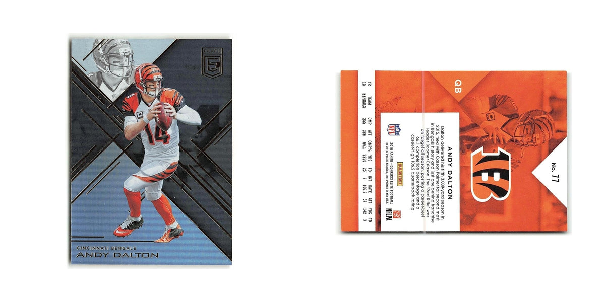 Andy Dalton 2016 Donruss Elite #3 Cincinnati Bengals Football Card NM