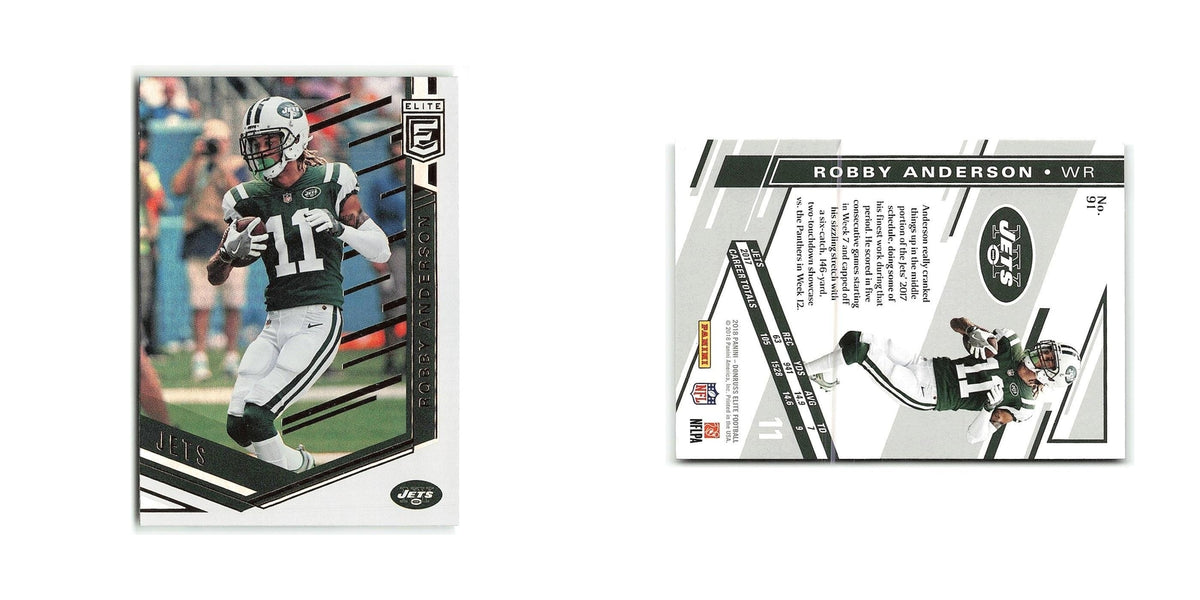 Robby Anderson 2018 Donruss Elite #91 New York Jets Football Card NM