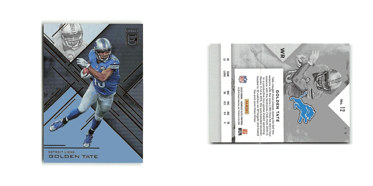 Golden Tate 2016 Donruss Elite #12 Detroit Lions Football Card NM