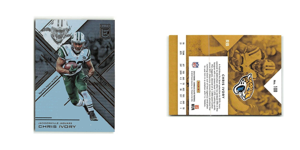 Chris Ivory 2016 Donruss Elite #100 Jacksonville Jaguars Football Card NM