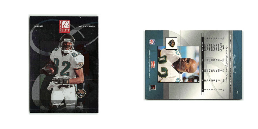 Jimmy Smith 2001 Donruss Elite #21 Jacksonville Jaguars Football Card NM
