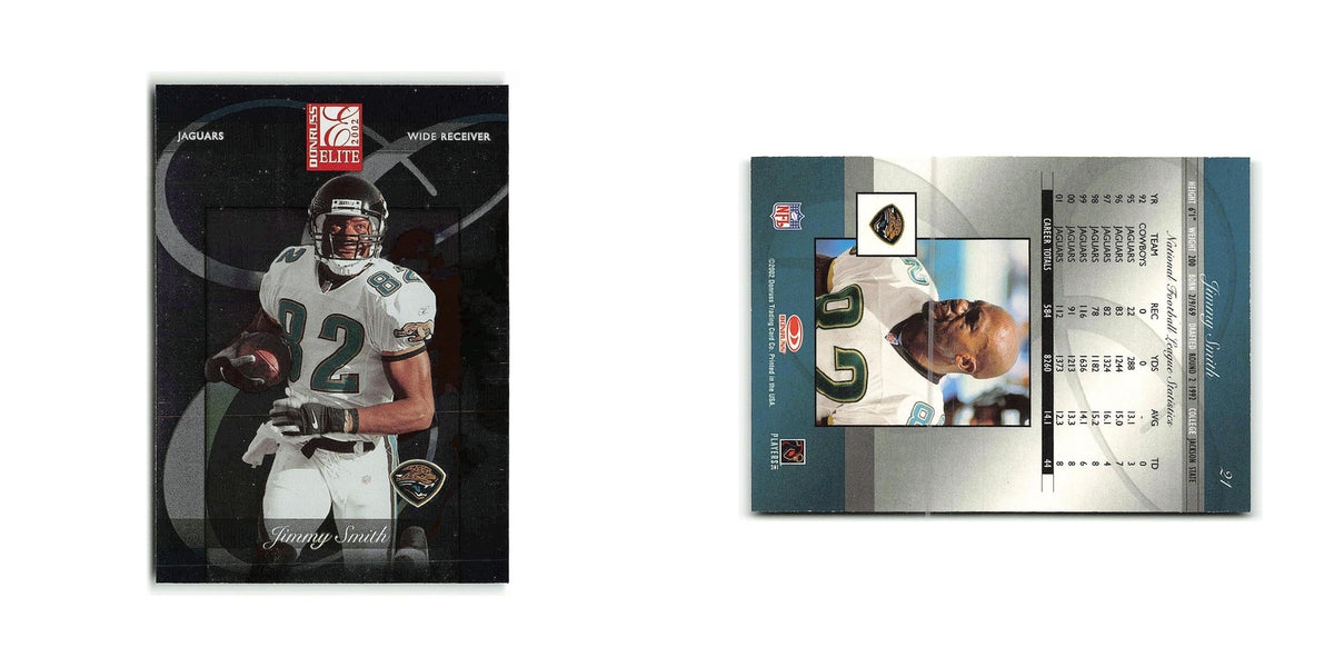 Jimmy Smith 2001 Donruss Elite #21 Jacksonville Jaguars Football Card NM
