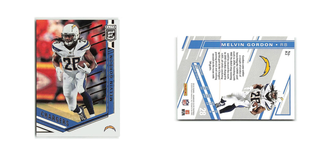 Melvin Gordon 2018 Donruss Elite #82 Los Angeles Chargers Football Card NM