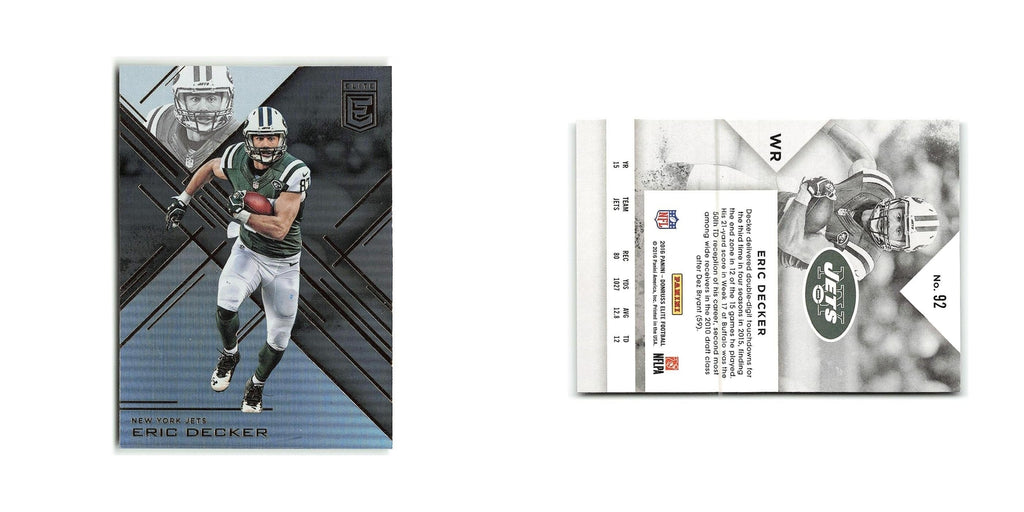 Eric Decker 2016 Donruss Elite #92 New York Jets Football Card NM