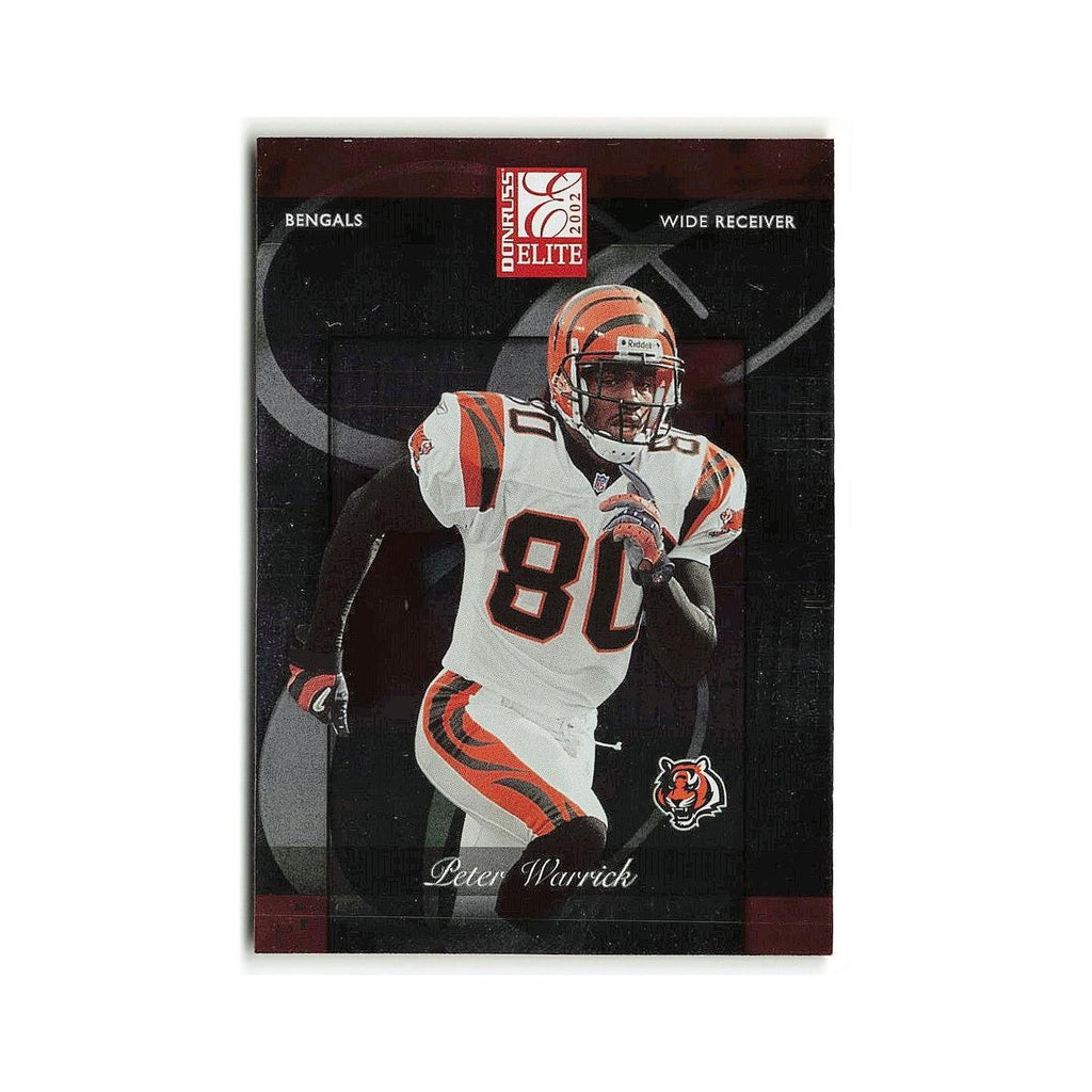 Peter Warrick 2002 Donruss Elite #7 Cincinnati Bengals Football Card NM