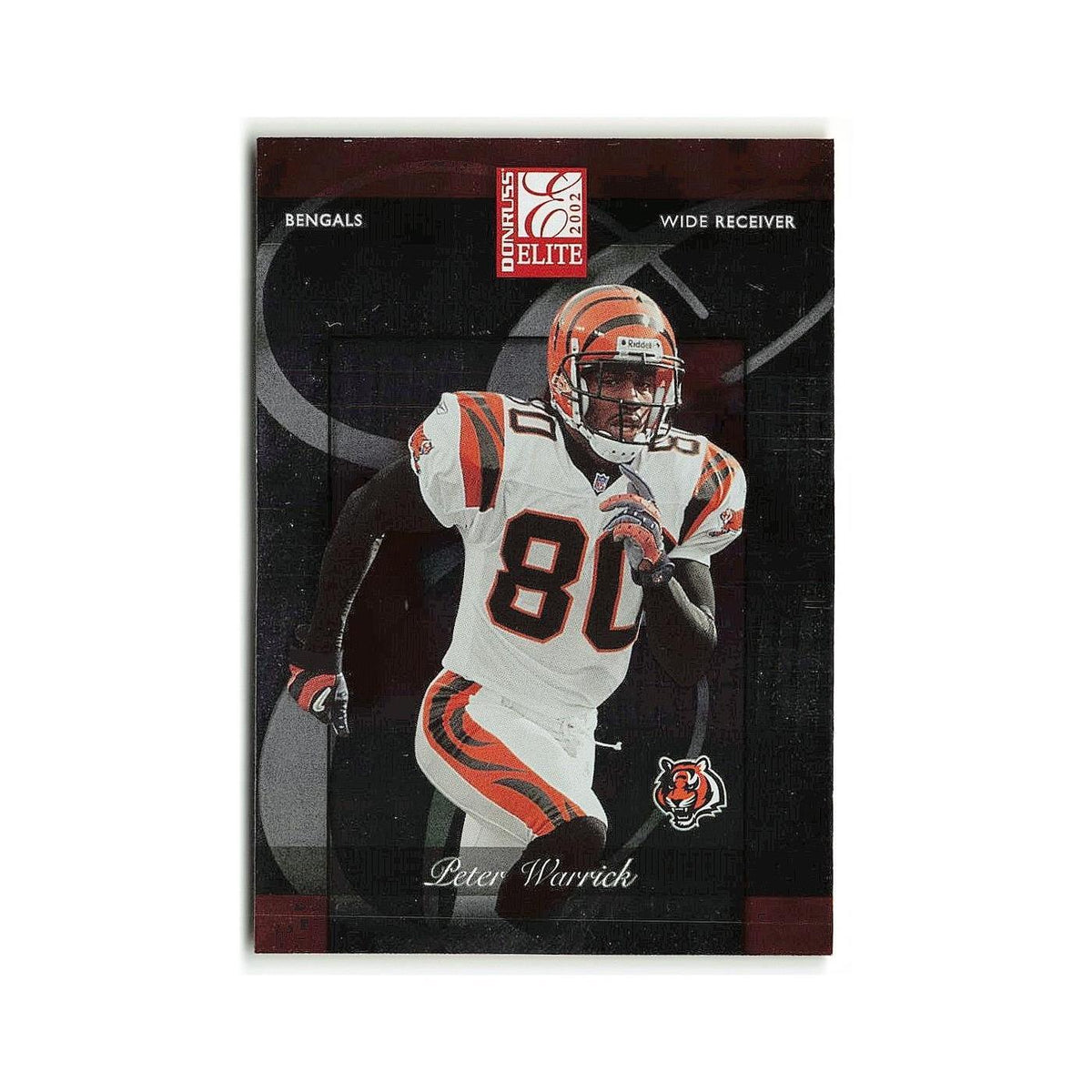 Peter Warrick 2002 Donruss Elite #7 Cincinnati Bengals Football Card NM