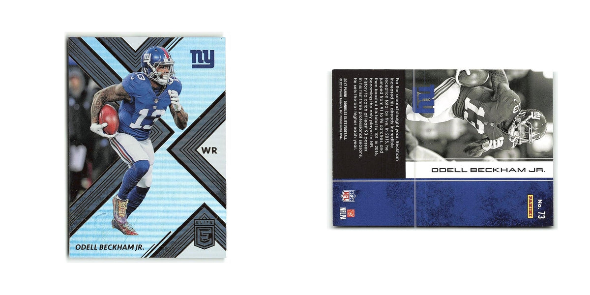 Odell Beckham Jr. 2017 Donruss Elite #73 New York Giants Football Card NM