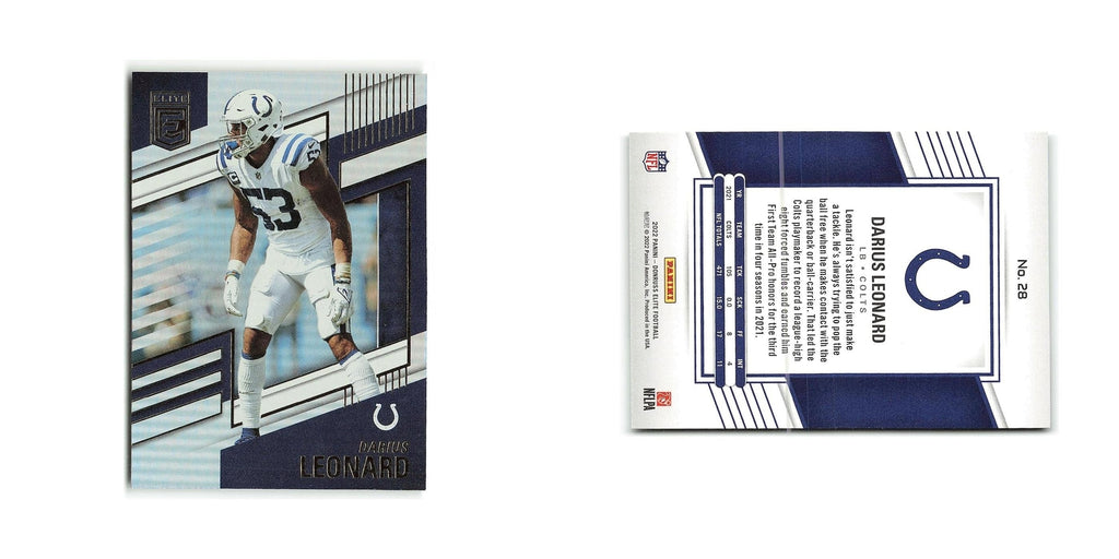 Darius Leonard 2022 Donruss Elite #28 Indianapolis Colts Football Card NM