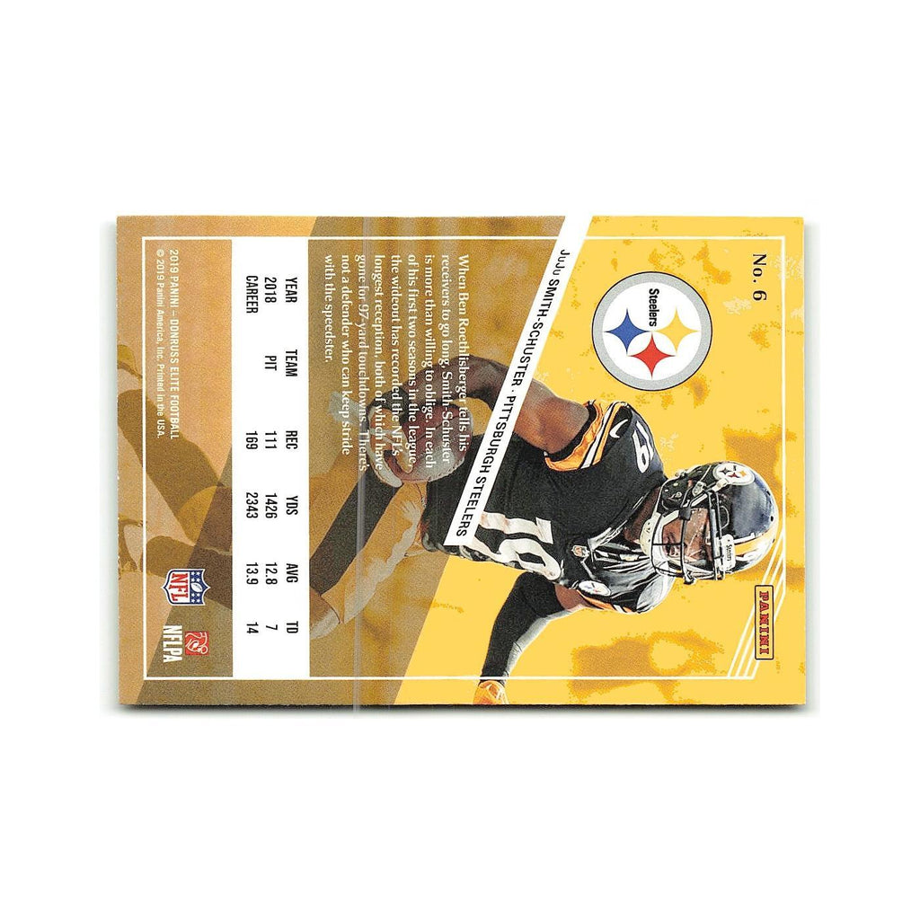 JuJu Smith-Schuster 2019 Donruss Elite #6 Pittsburgh Steelers Football Card NM