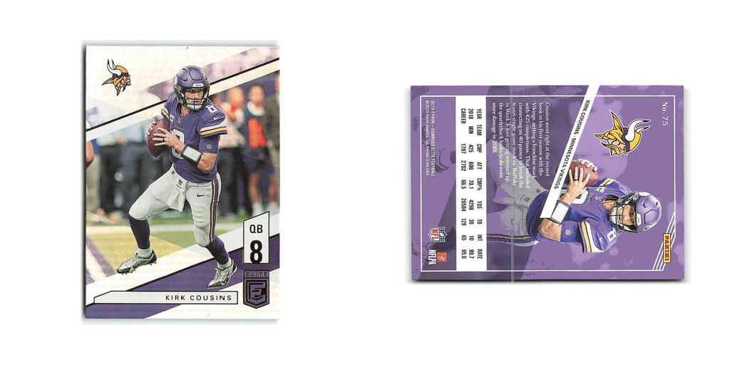 Kirk Cousins 2019 Donruss Elite #75 Minnesota Vikings Football Card NM