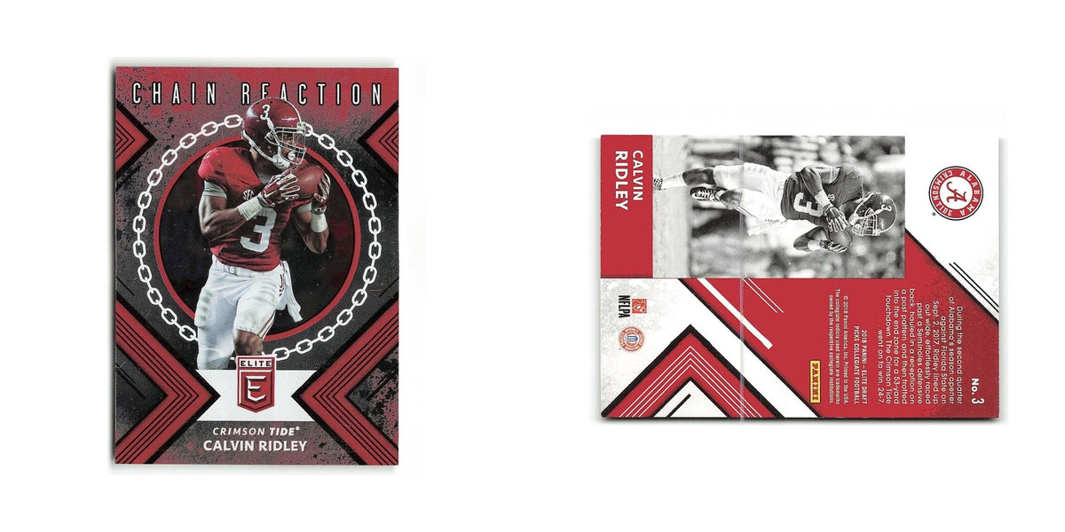 Calvin Ridley 2018 Panini Elite Draft Picks #3 Alabama Crimson Tide NM
