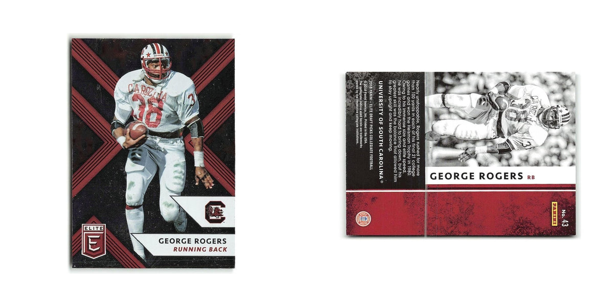 George Rogers 2018 Panini Elite Draft Picks #43 South Carolina Gamecocks NM