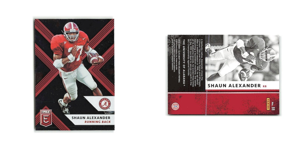 Shaun Alexander 2018 Panini Elite Draft Picks #88 Alabama Crimson Tide NM
