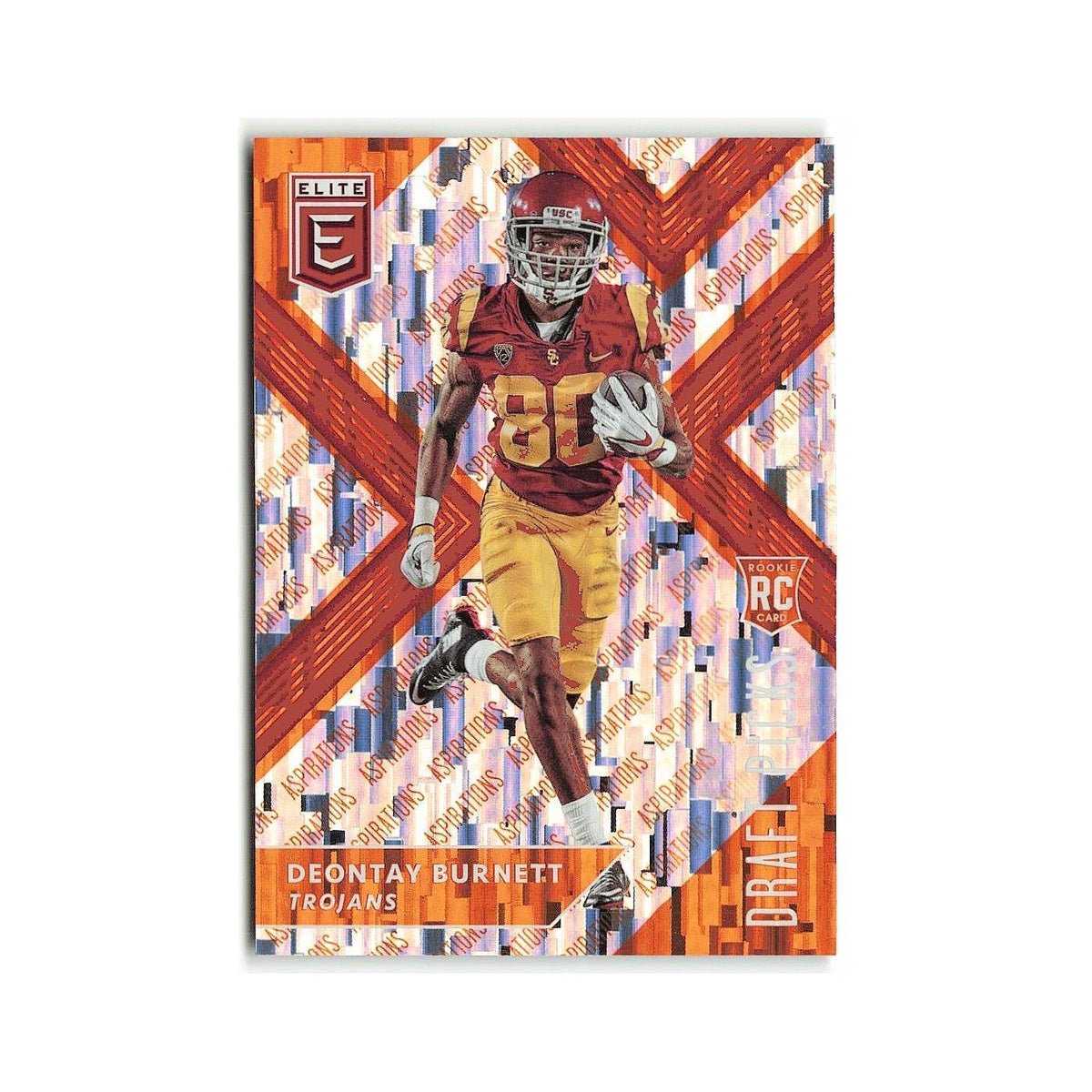 Deontay Burnett Rookie 2018 Panini Elite Draft Picks #124 USC Trojans NM