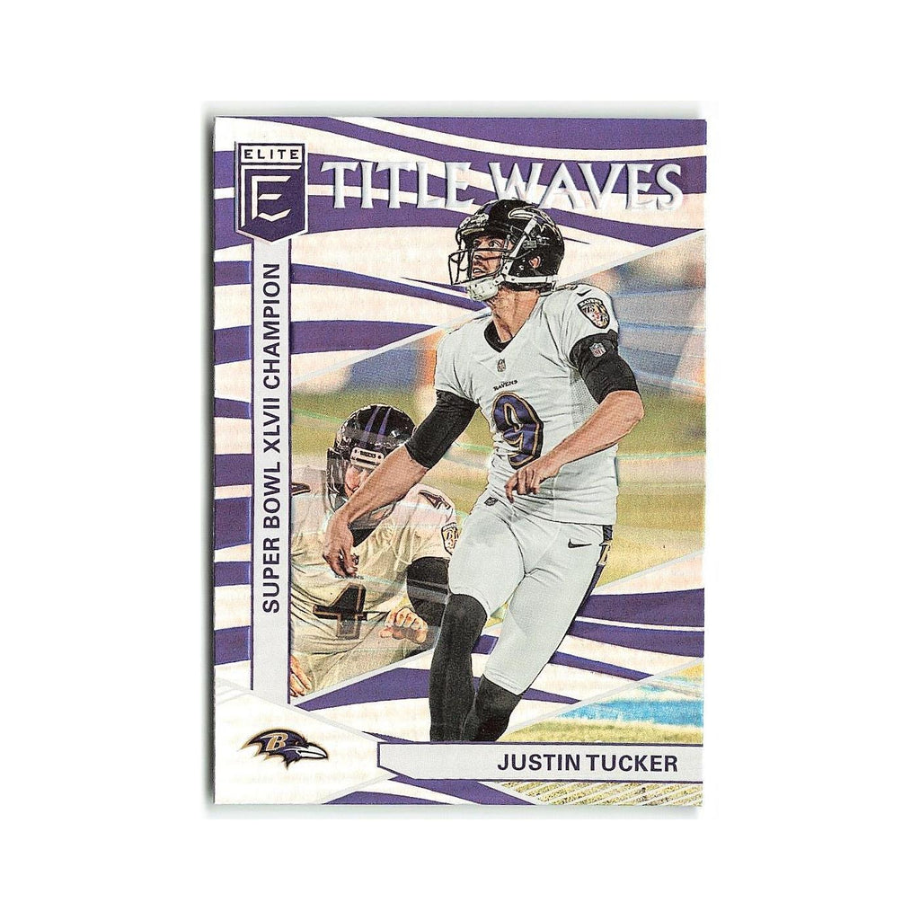 Justin Tucker 2019 Donruss Elite #TW-14 Baltimore Ravens Football Card NM