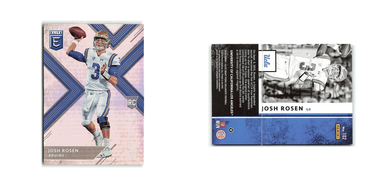 Josh Rosen Rookie 2018 Panini Elite Draft Picks #102 UCLA Bruins NM