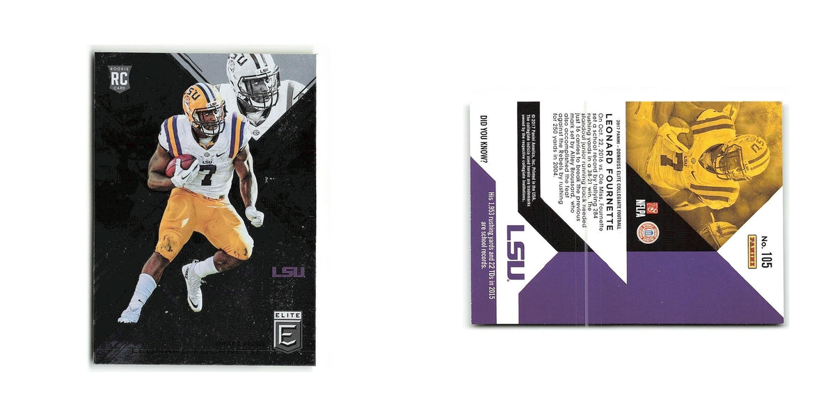 Leonard Fournette Rookie 2017 Panini Elite Draft Picks #105 LSU Tigers NM